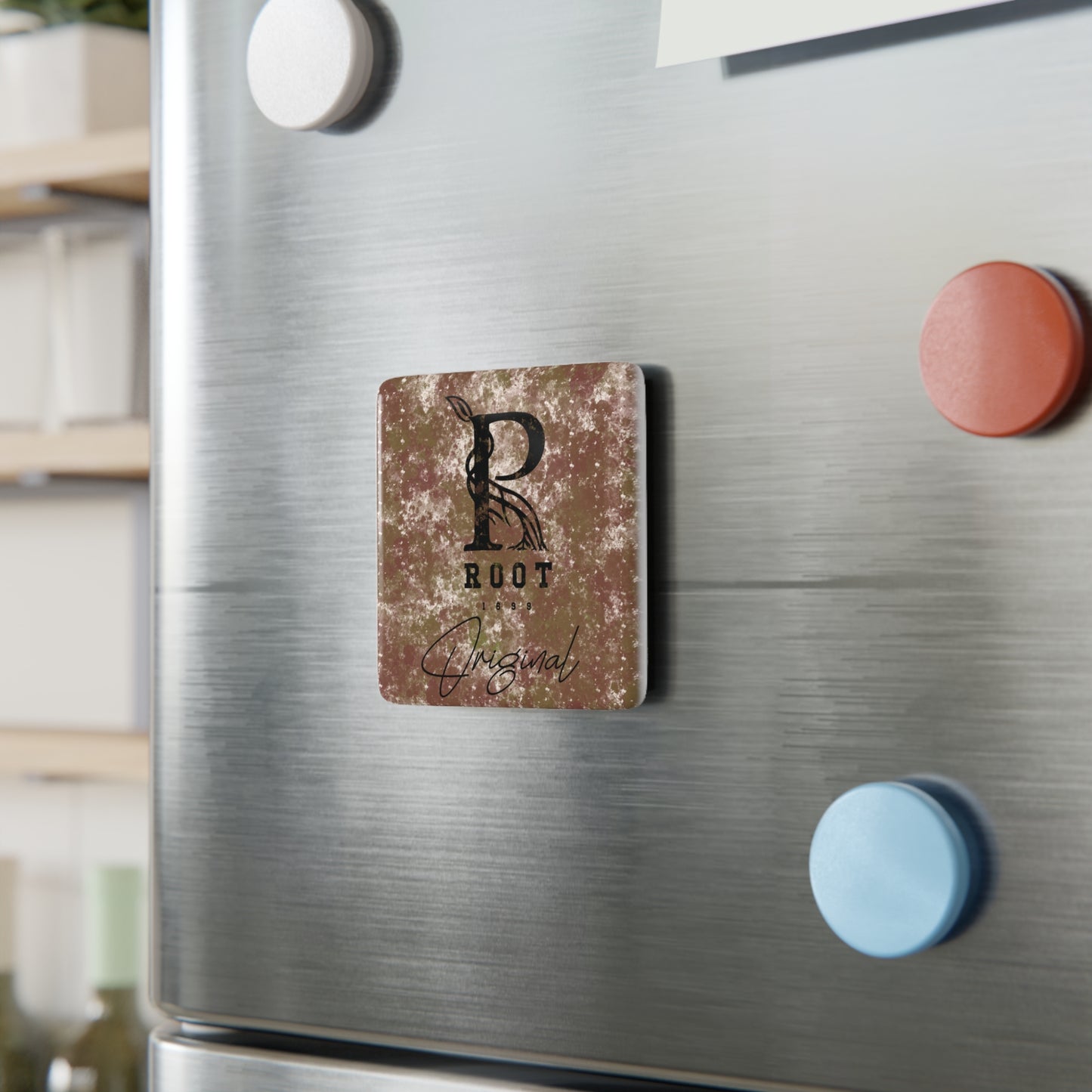 Rustic Root Porcelain Magnet