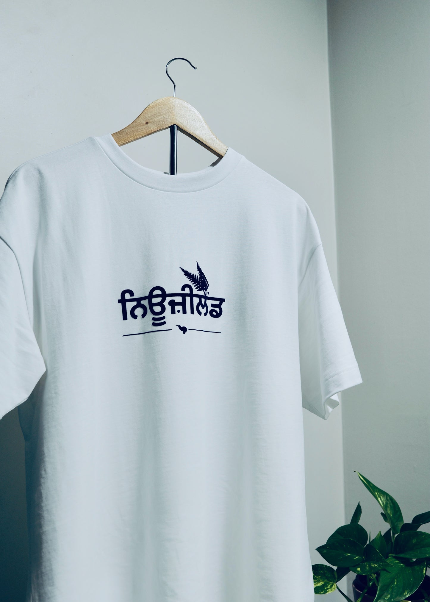 Velvet print custom T-shirt