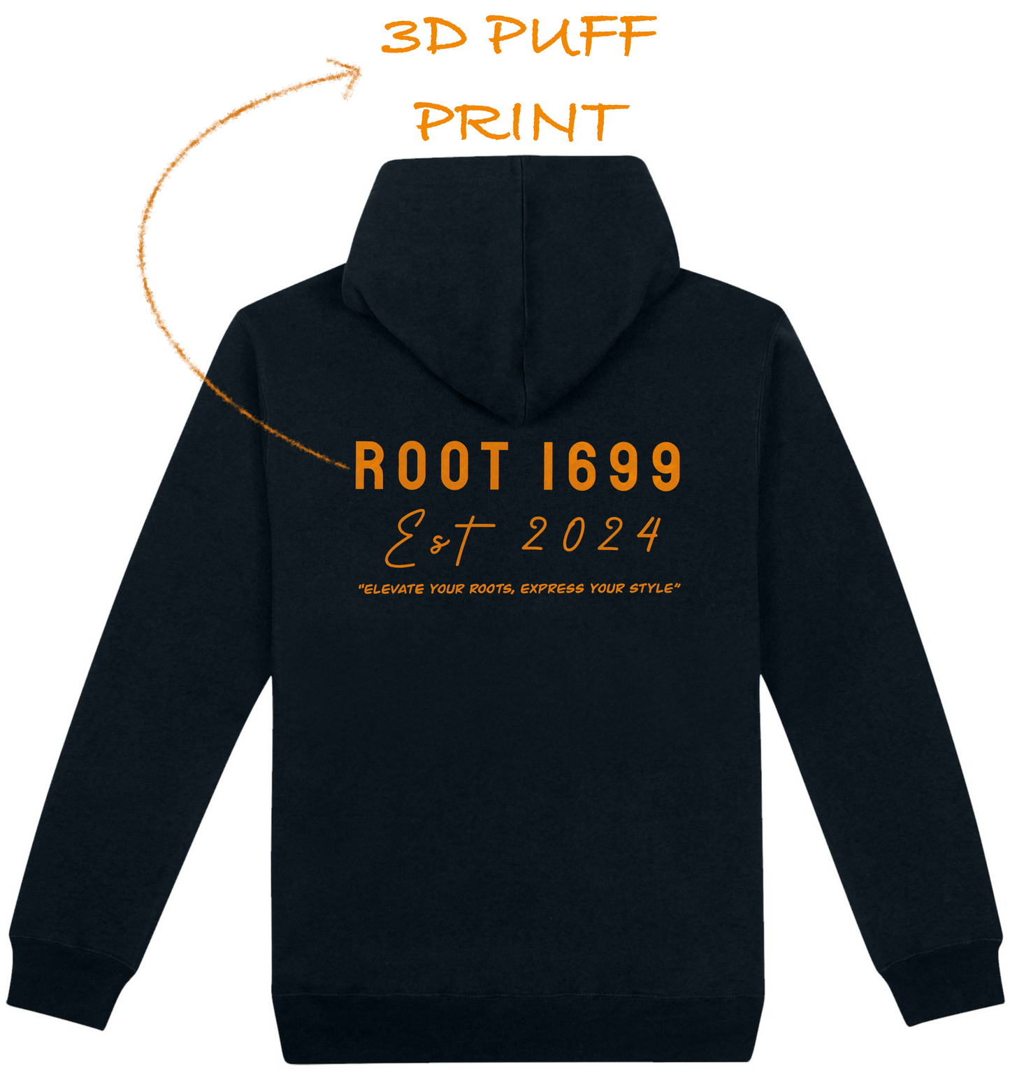 Punjab map Hoodie 3D Puff