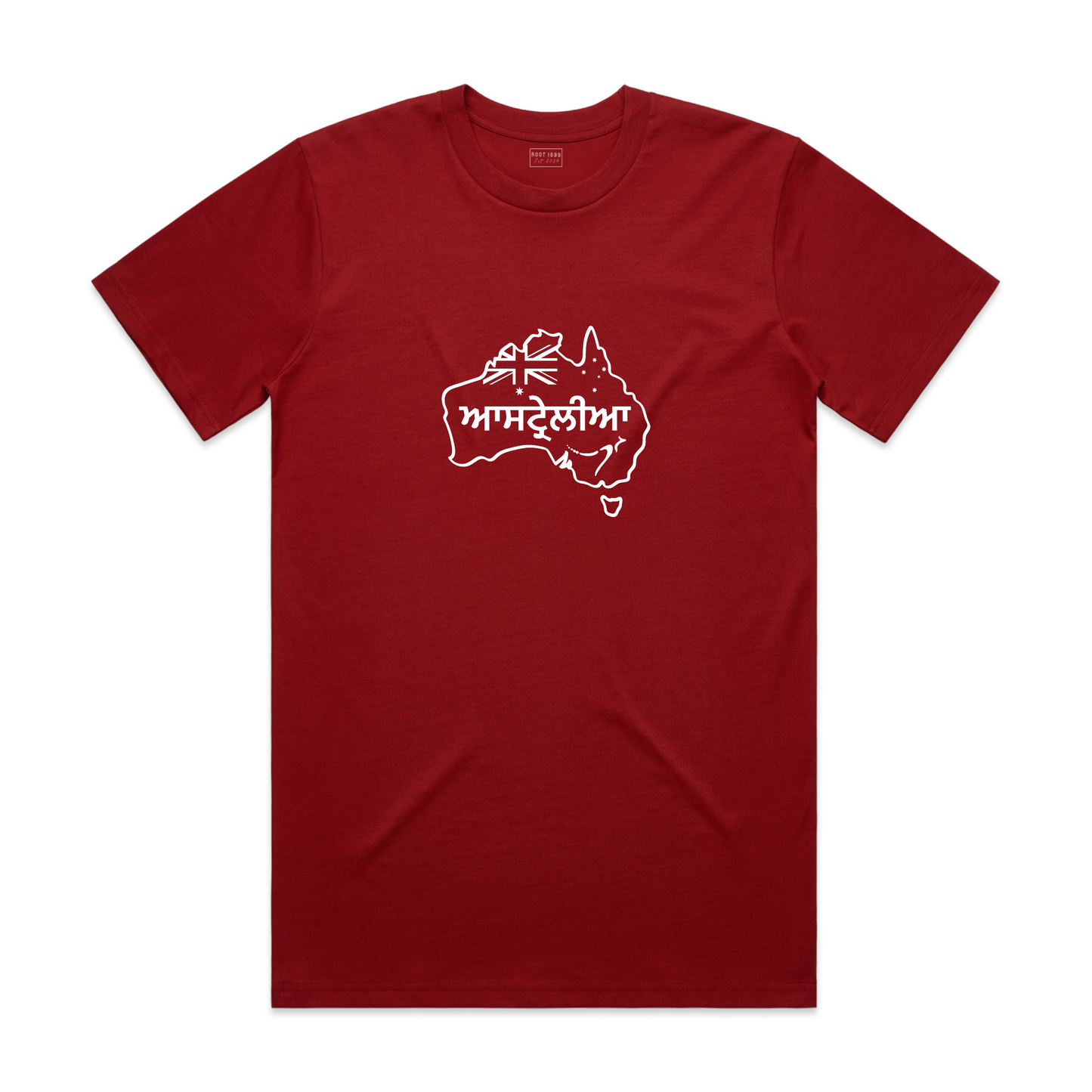 The Root Origin-Tee Australia map