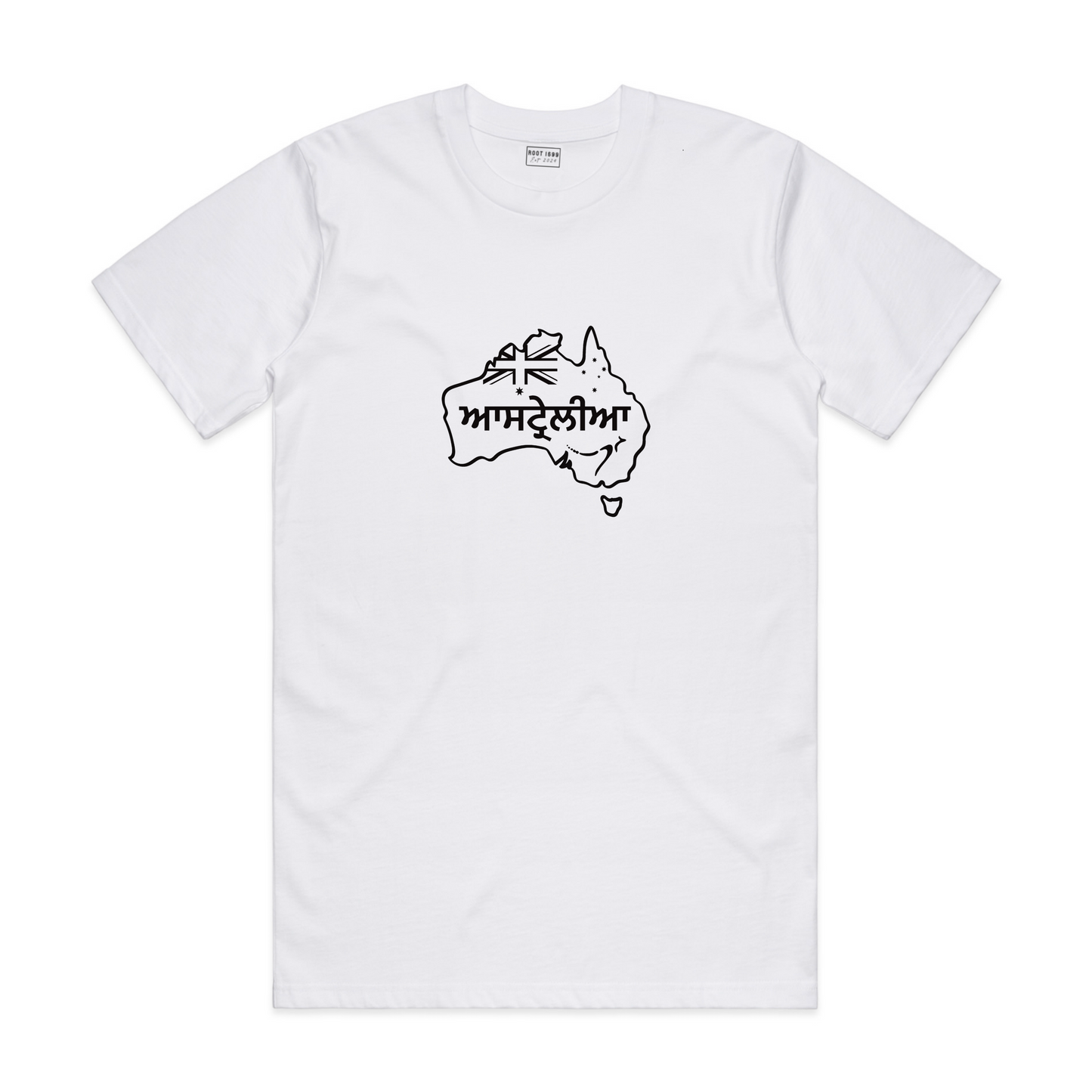 The Root Origin-Tee Australia map