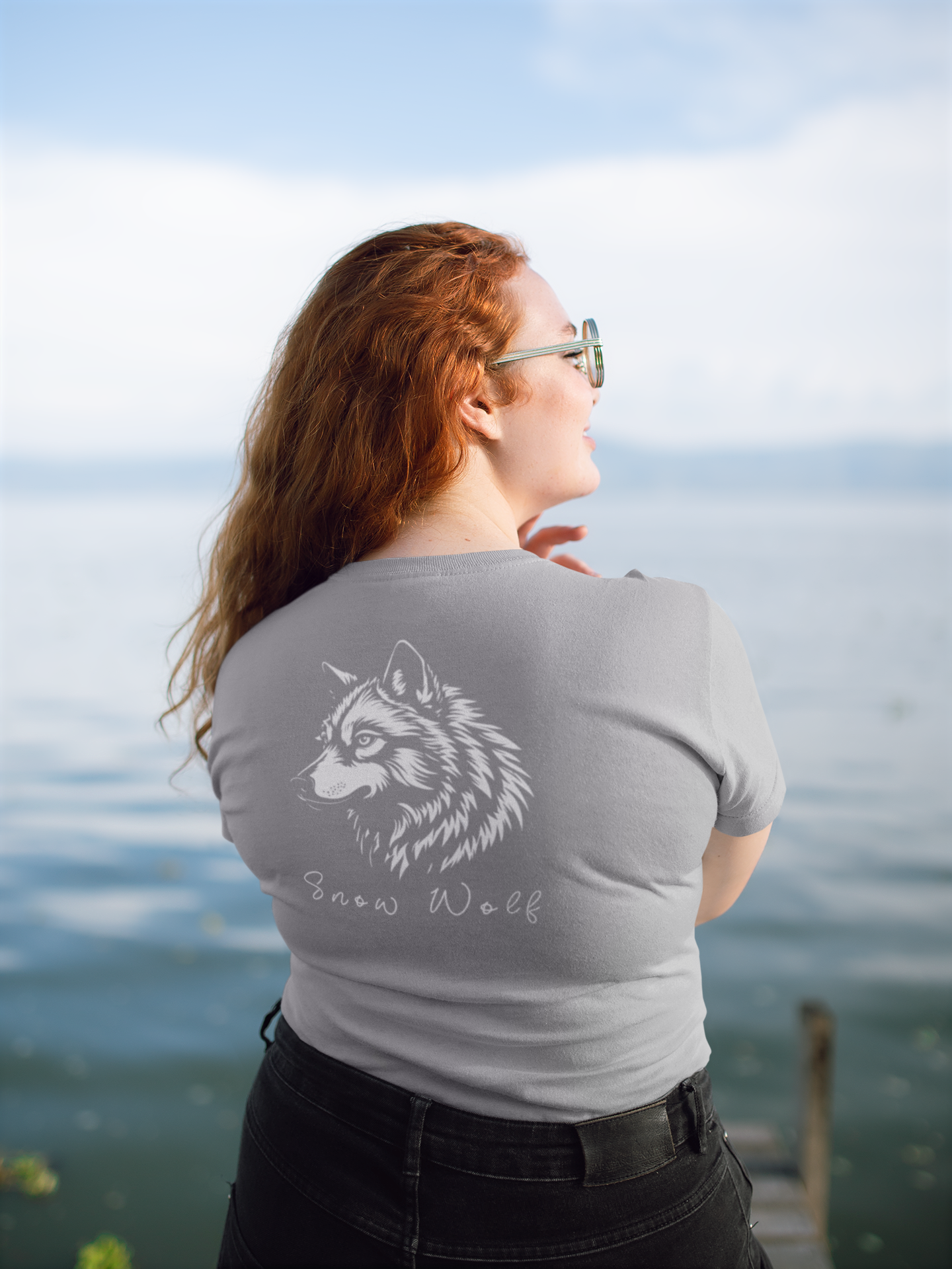 The Root-Snow wolf addition women T-shirt