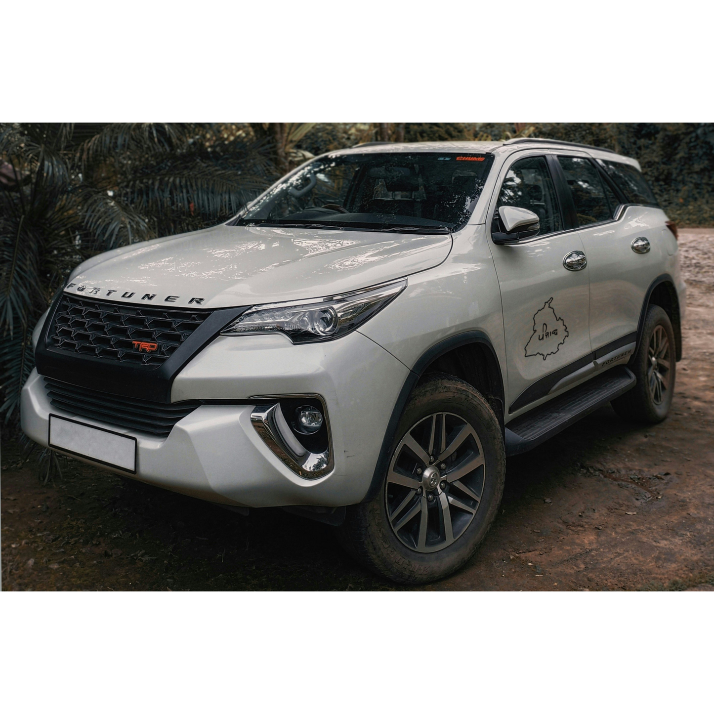 PUNJAB MAP Car Decal