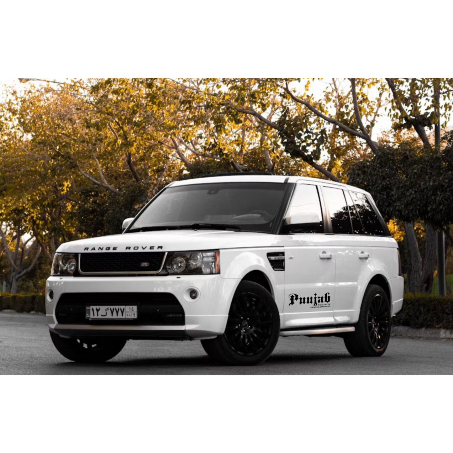 PUNJAB (THE LAND OF SAINTS & WARRIORS) Car Decal